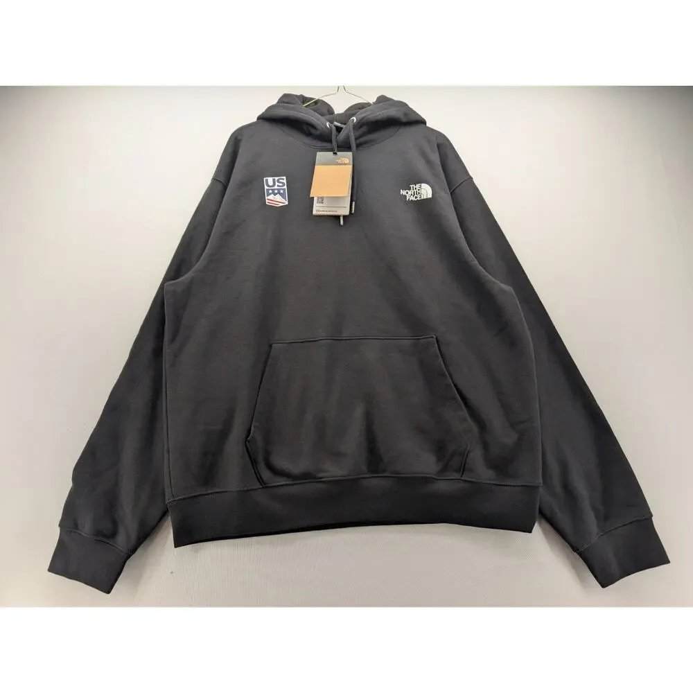 NWT The North Face Unisex U.S. Ski and Snowboard Relaxed Hoodie in Black sz L